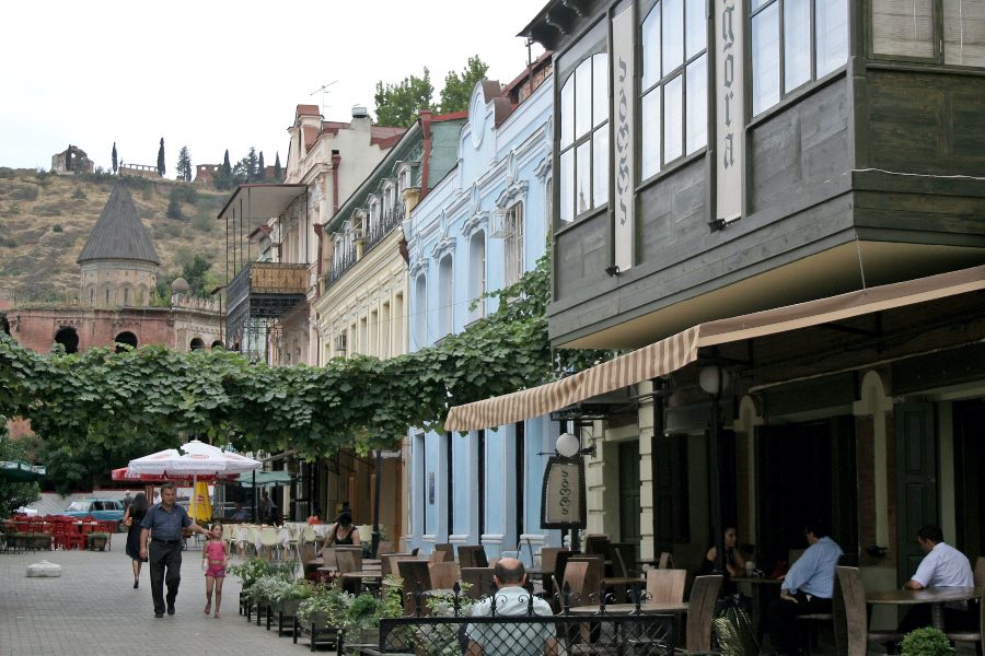 where to stay in tbilisi walking street