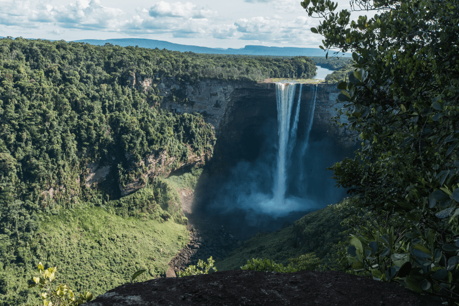 The best places to visit in South America Kaieteur Falls Guyana
