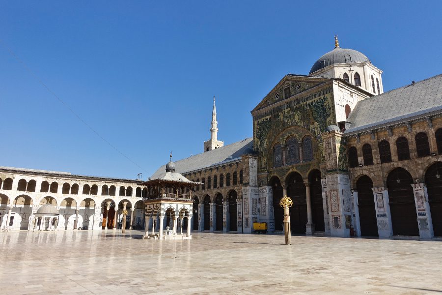 Travel to Damascus in Syria - Umayyad mosque