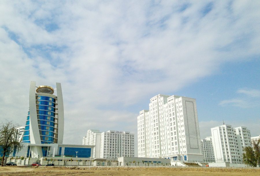Visiting Turkmenistan buildings