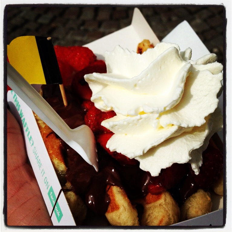 Waffle in Belgium - Sweets in Europe