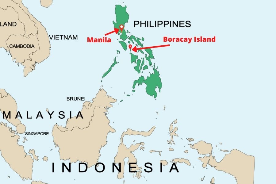 Where is Boracay in the Philippines