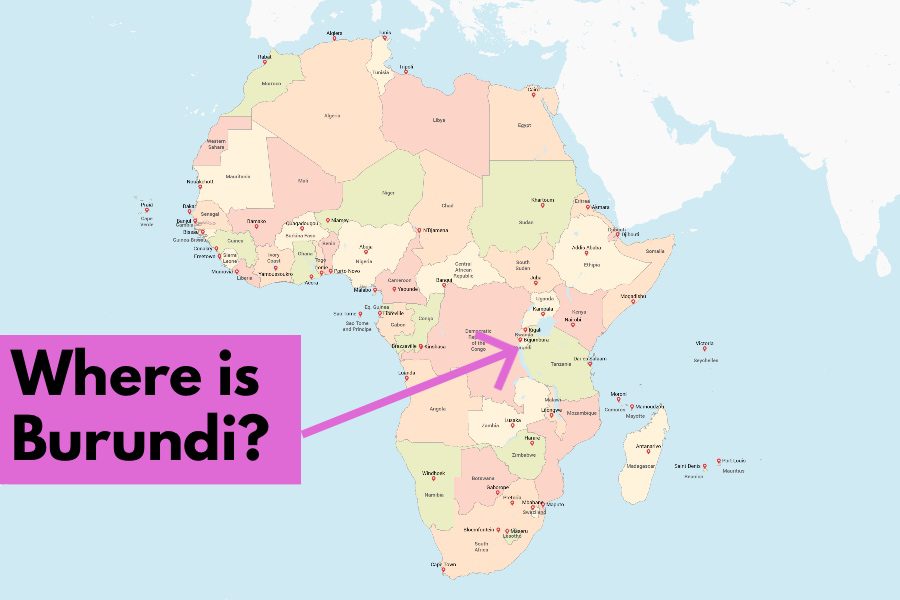 Where is Burundi in Africa