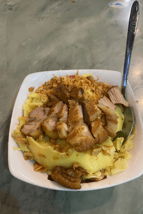 Xoi Yên rice chinese braised pork
