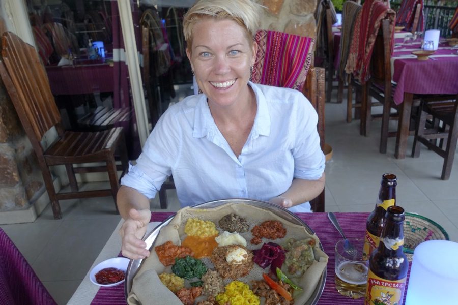 best country for food Ethiopia Rach eating