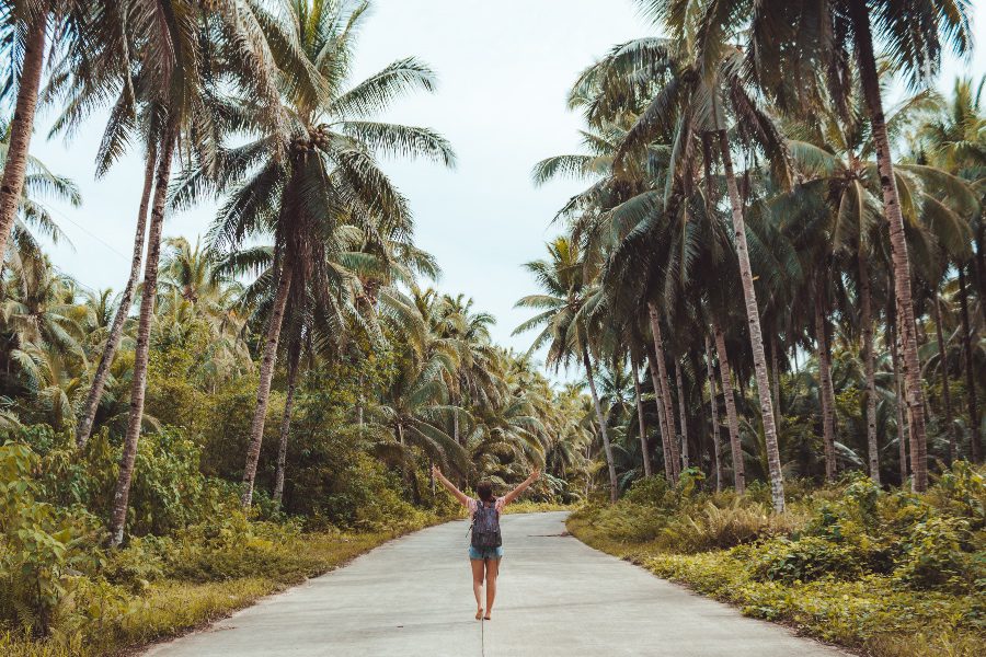 best gifts for travellers girl palm trees