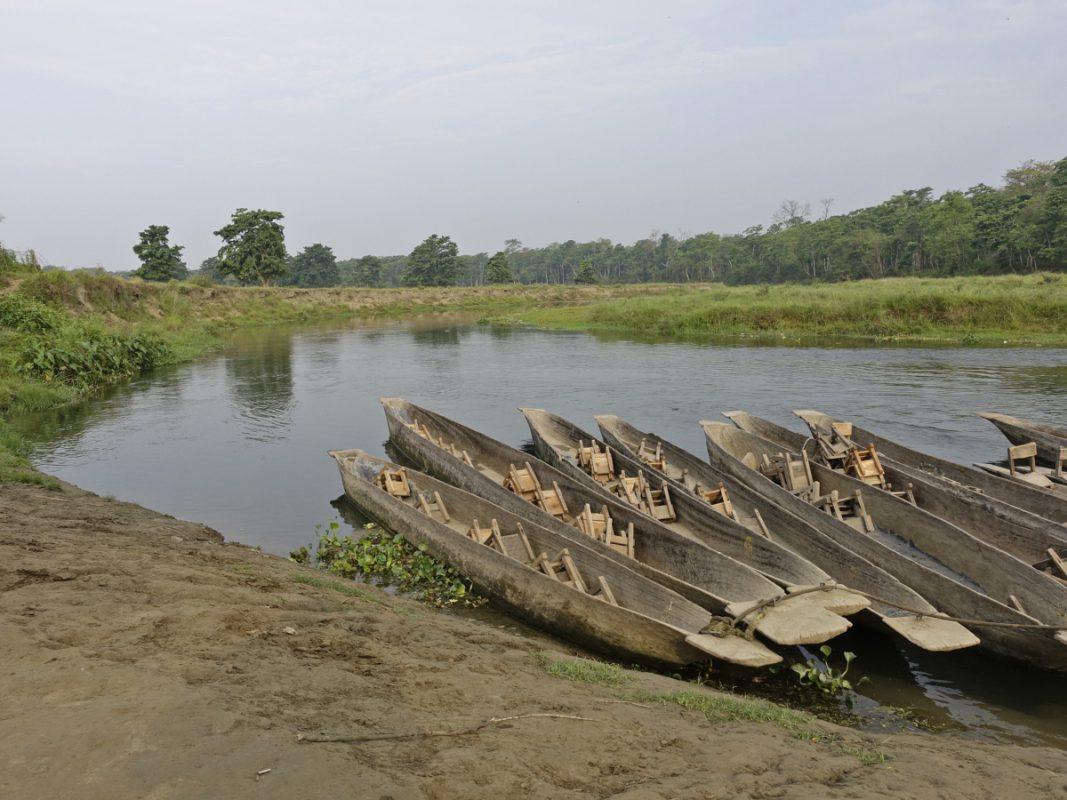 canoe ride chitwan national park