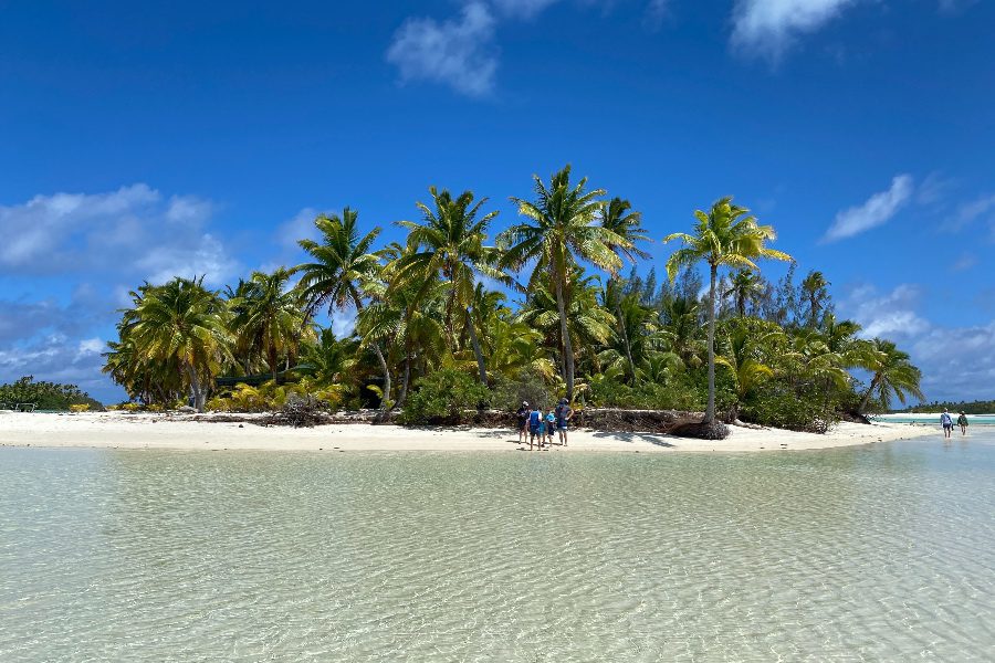 cook islands on a budget beach