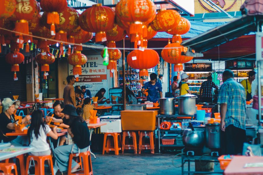 eating in Malaysia food markets