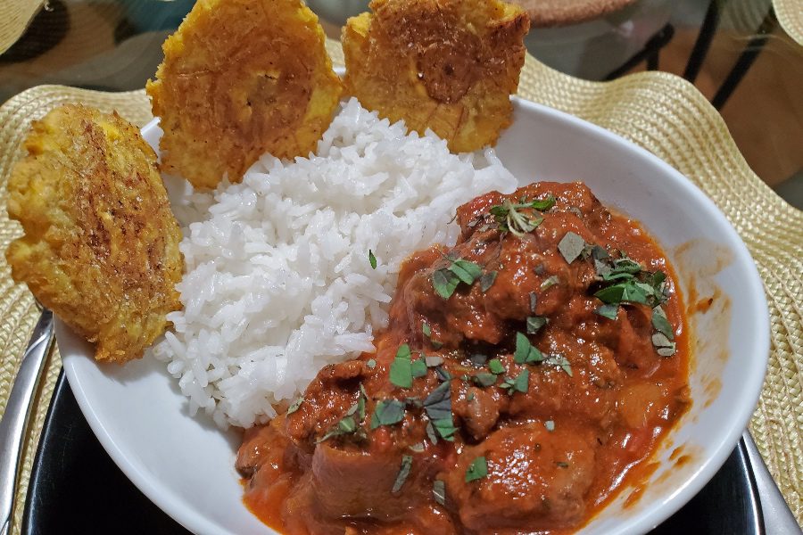 food dominican republic chivo guisado goat stew