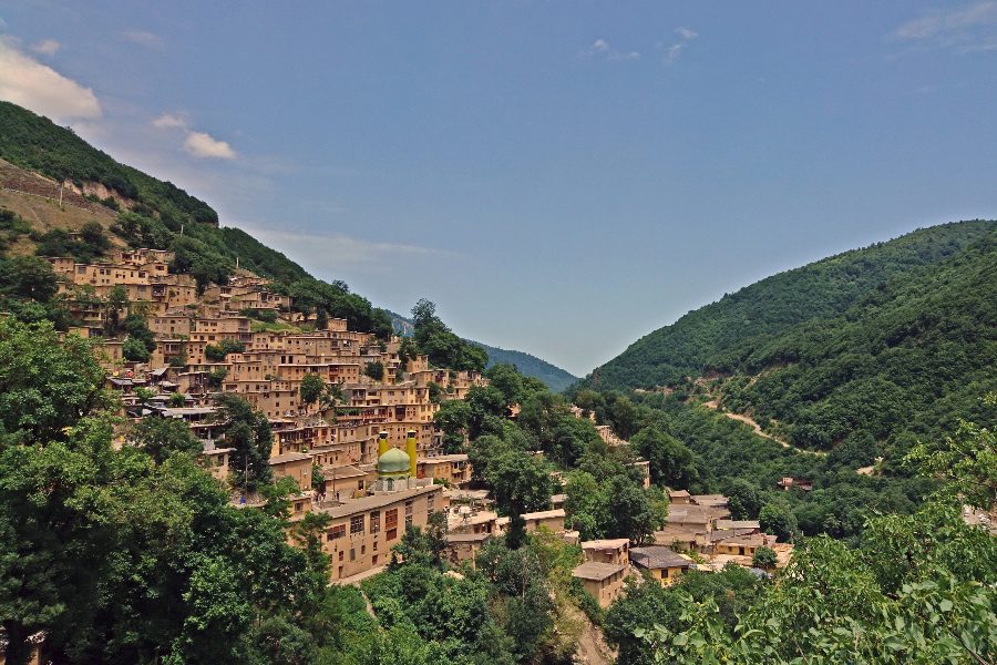 photos of iran Masouleh rooftop village