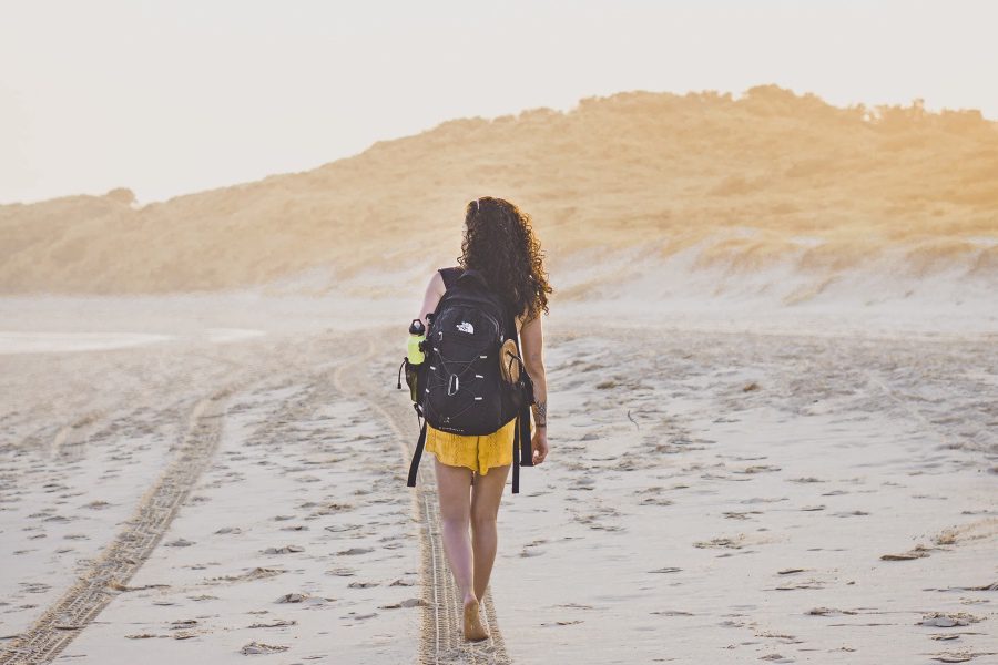 southeast asia packing list girl with backpack