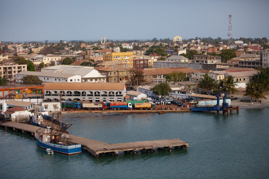 the gambia border banjul city