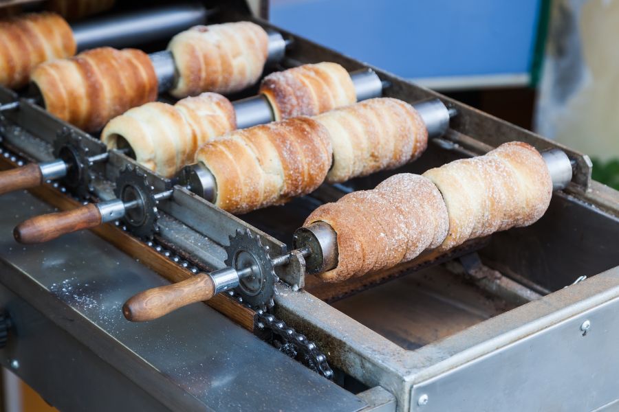 Trdelnik or Chimney Cake