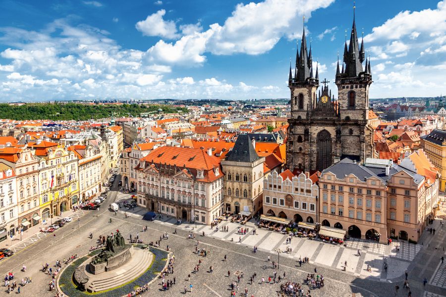 Old Town Square in Prague - Two days itinerary in Prague 