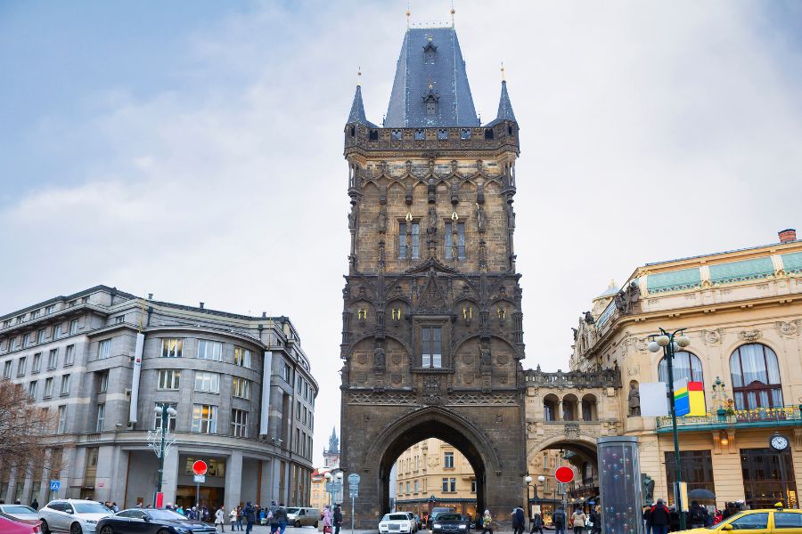 Powder Tower in Prague 2 days itinerary