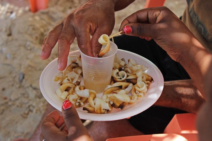 what to eat in haiti lambi