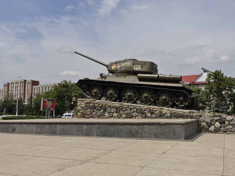 Visiting Transnistria tanks