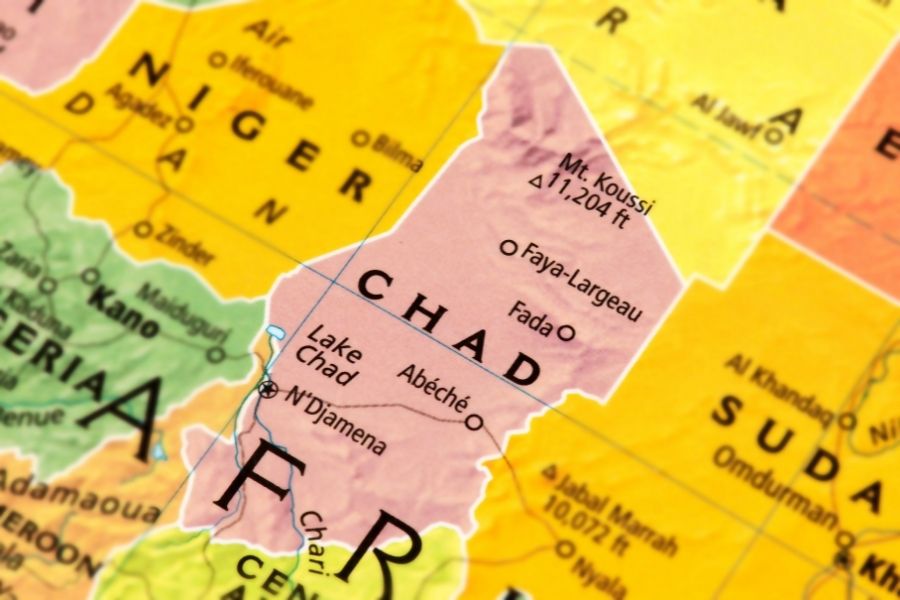 where to eat in N'Djamena Chad map of chad