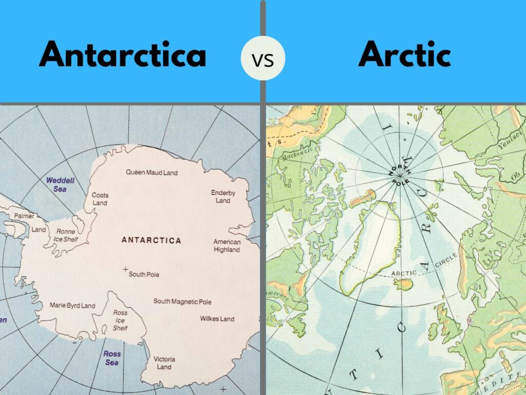 Antarctica vs Arctic difference