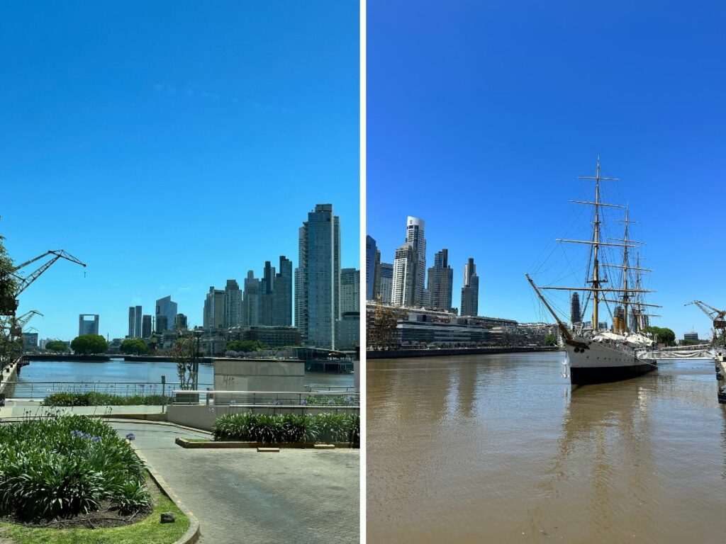 Puerto madero river buenos aires