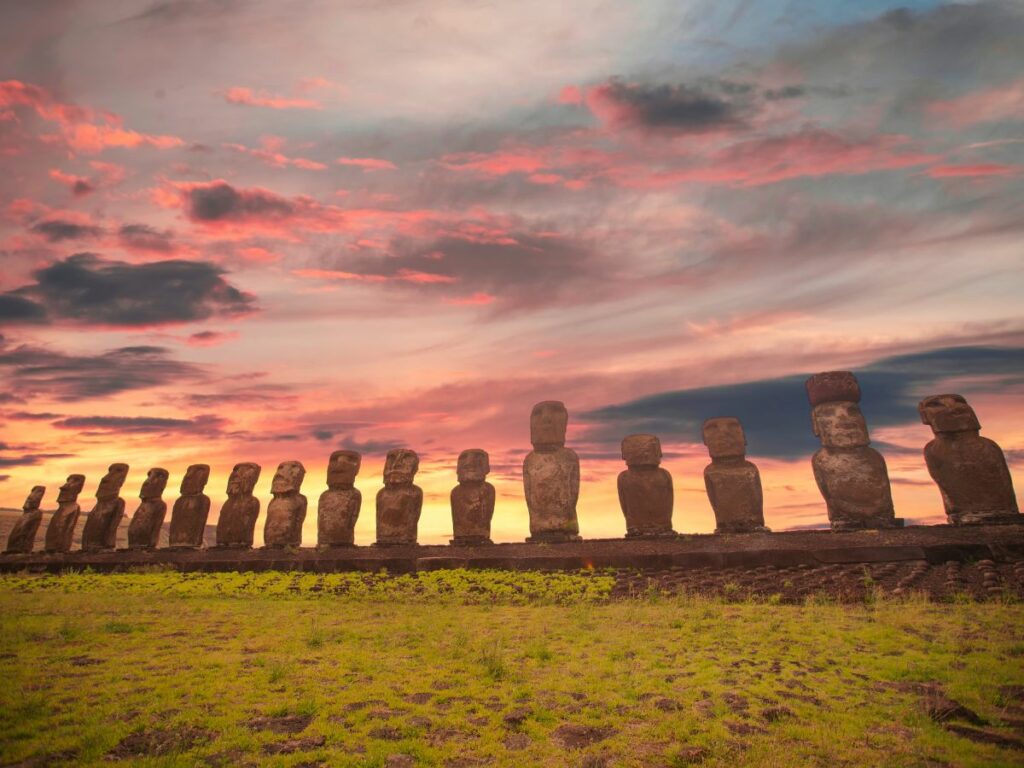 Easter Island statues 