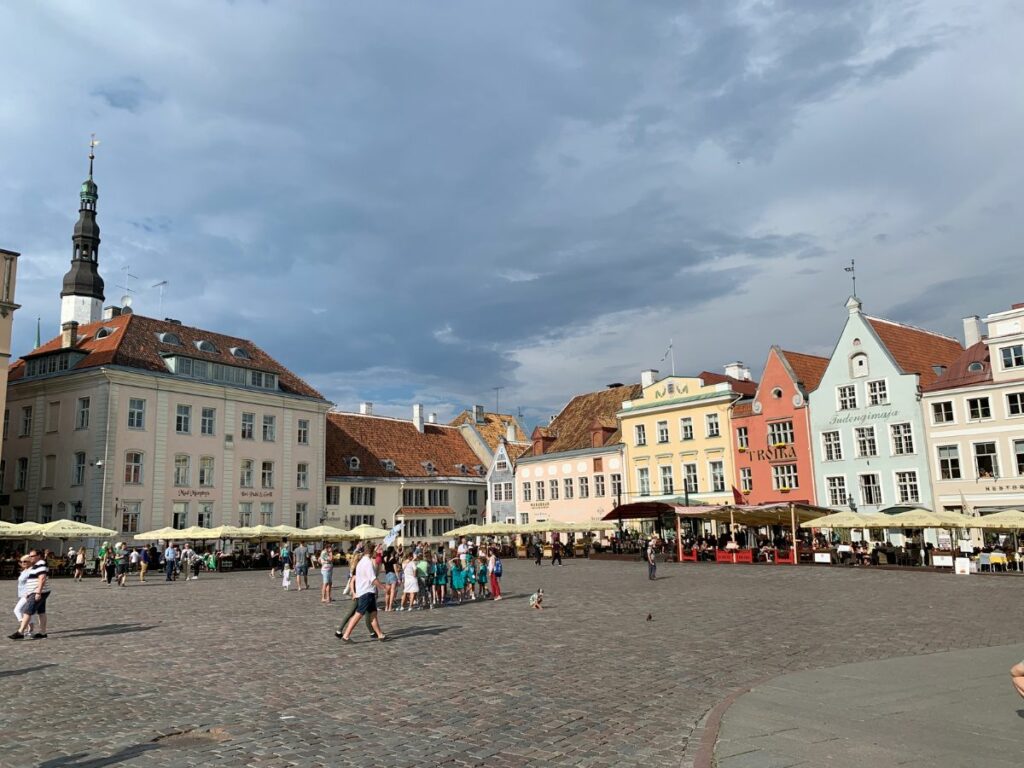visit old town square - things to do in Tallinn