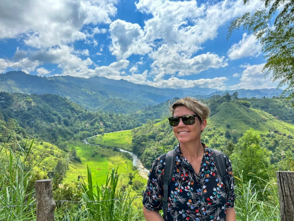 Rach landscape views in Salento Colombia