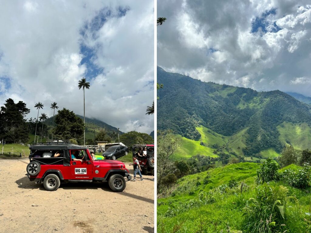 Willy Jeep in Cocora Valley Salento