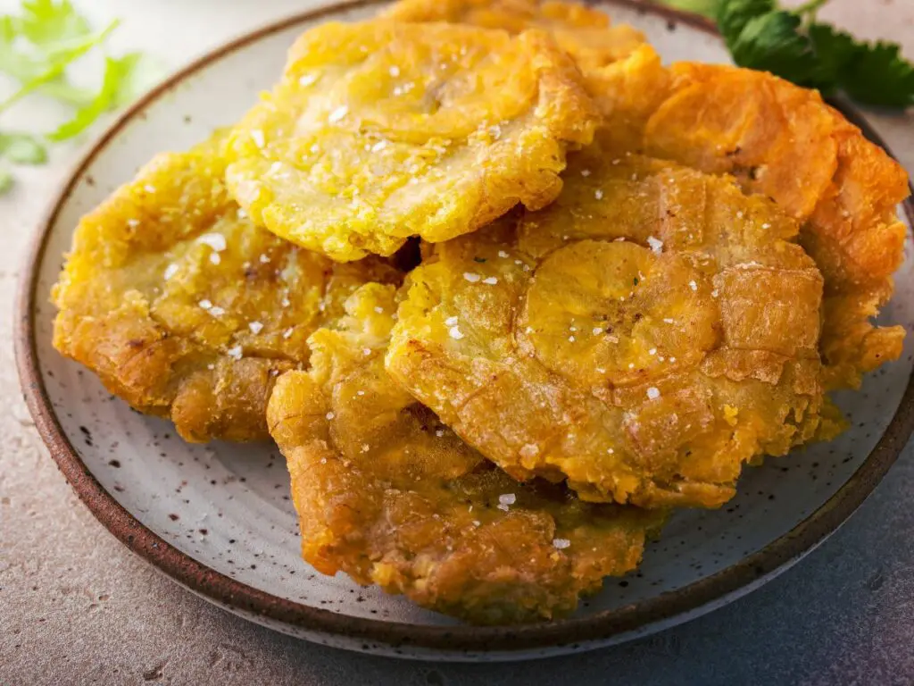 Cuban foods Tostones 