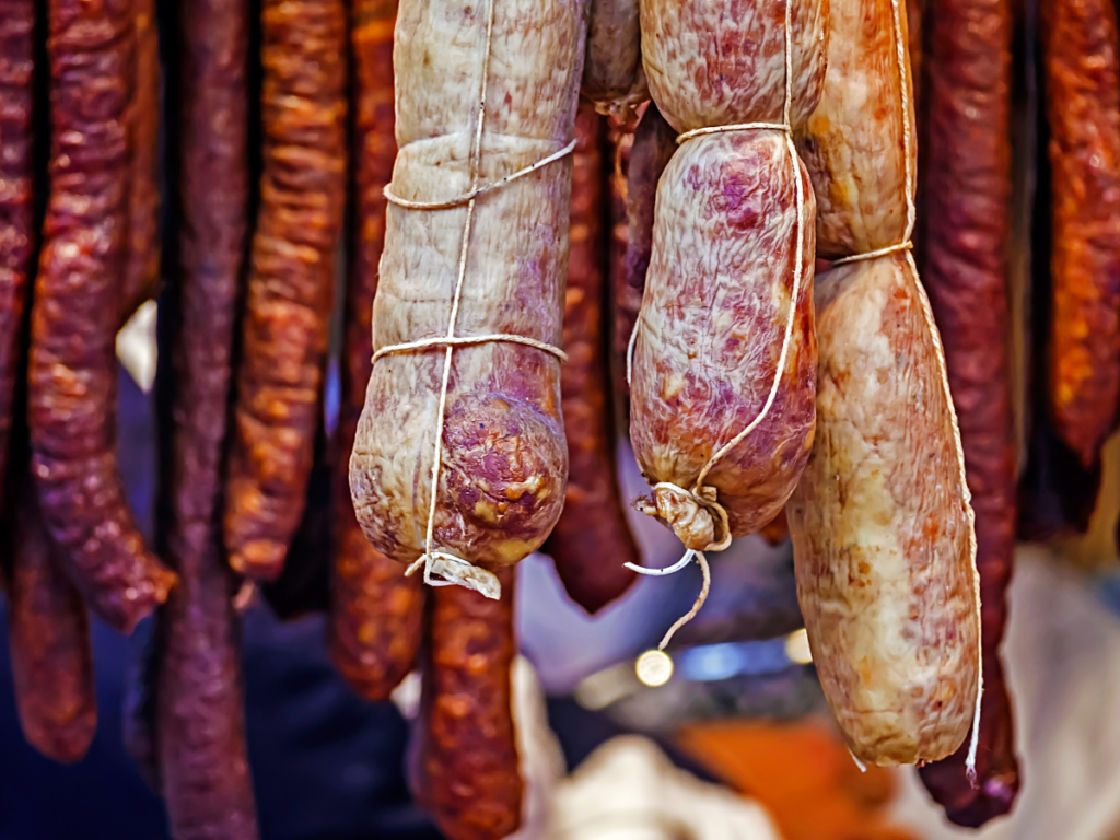 Cârnați - Sausage foods from Romania