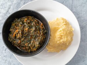Efo Riro foods from Nigeria