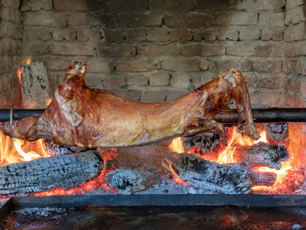 Lamb on a Spit is popular in Croatian cuisine
