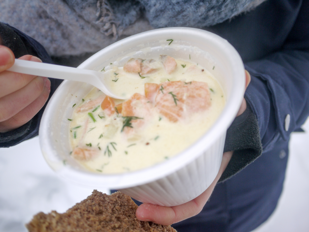 Lohikeitto salmon soup foods in finland 