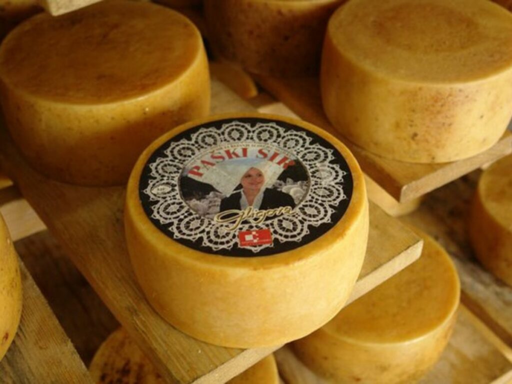 Paški sir cheese Croatia