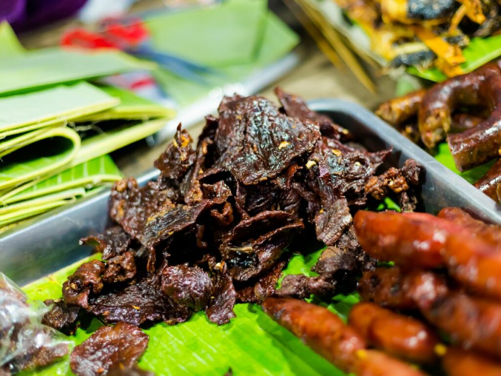 Sien Savanh or beef jerky Laos