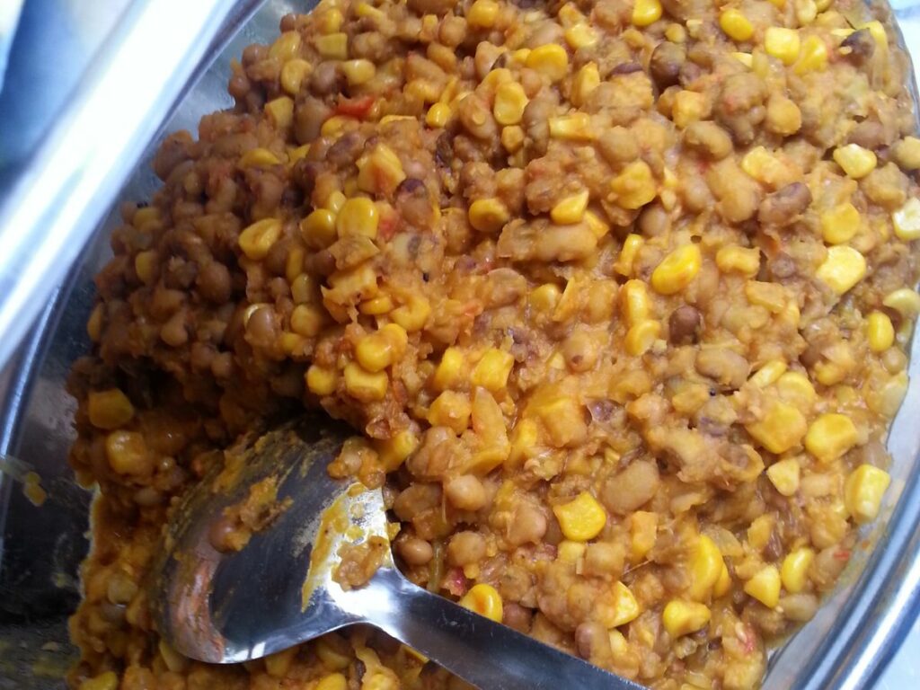 Adalu - beans anc corn porridge Nigeria