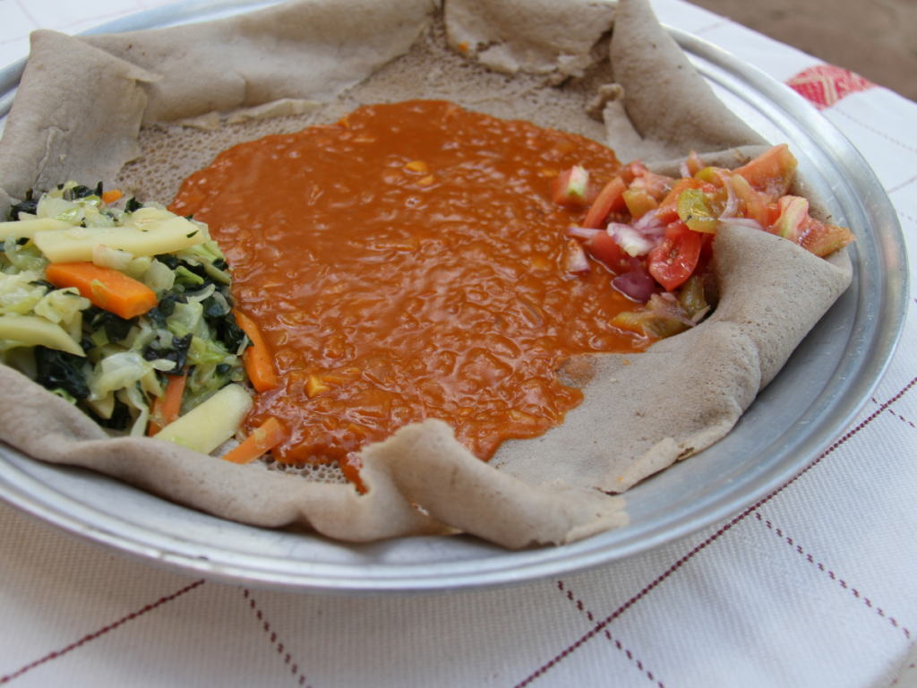 injera food in Africa