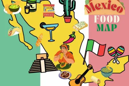 Mexico Food Map