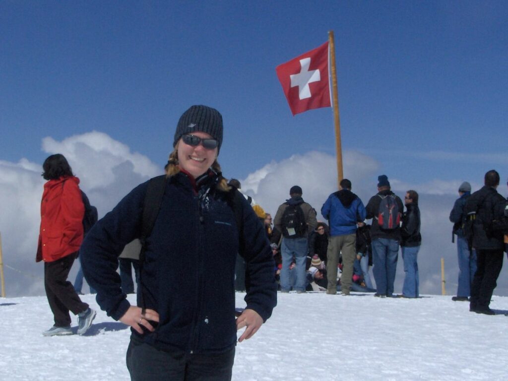 Rach Swiss Flag at Jungfrau