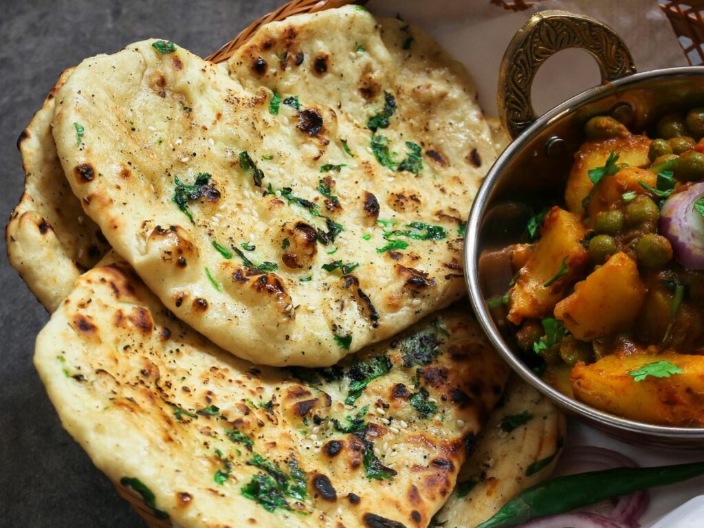 naan food in India 