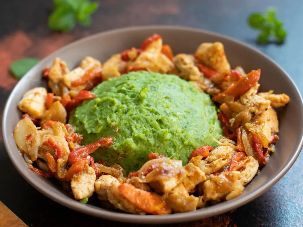 Mukimo is popular foods in Kenya