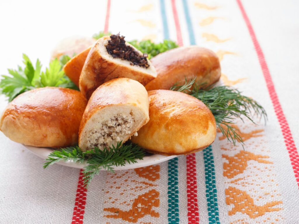 Pirozhki Russian cuisine