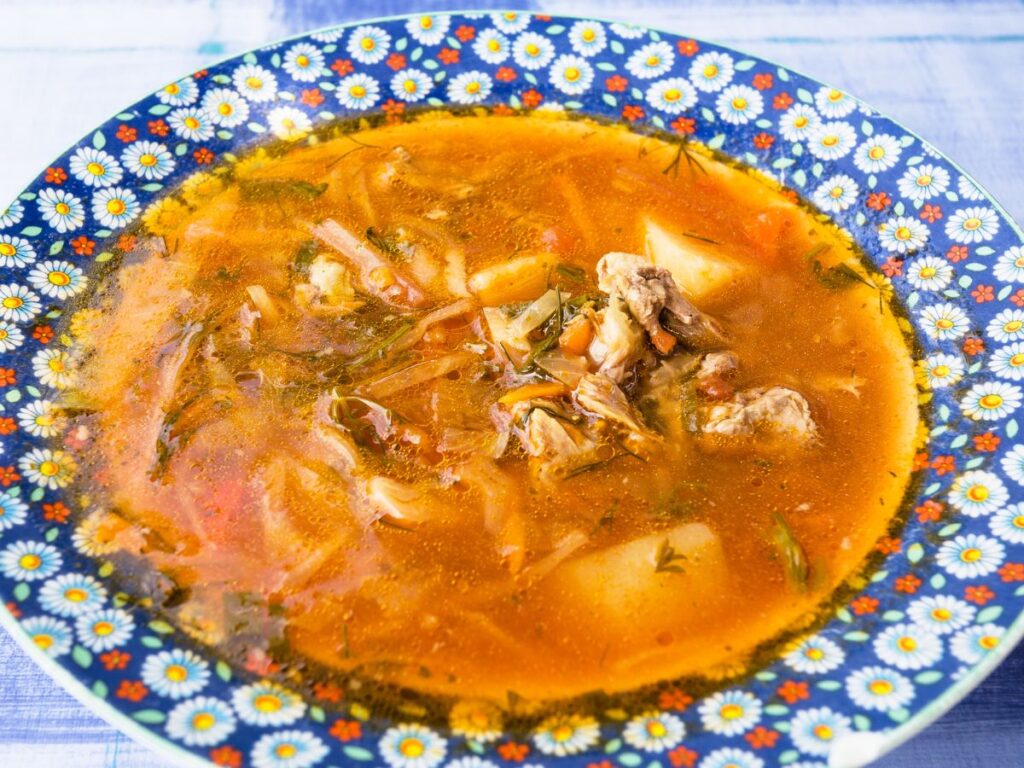 Shchi soup foods from Russia