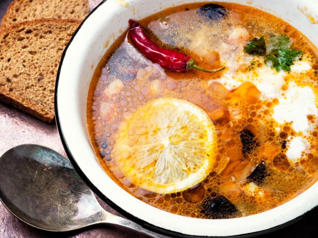 Solyanka Russian soup
