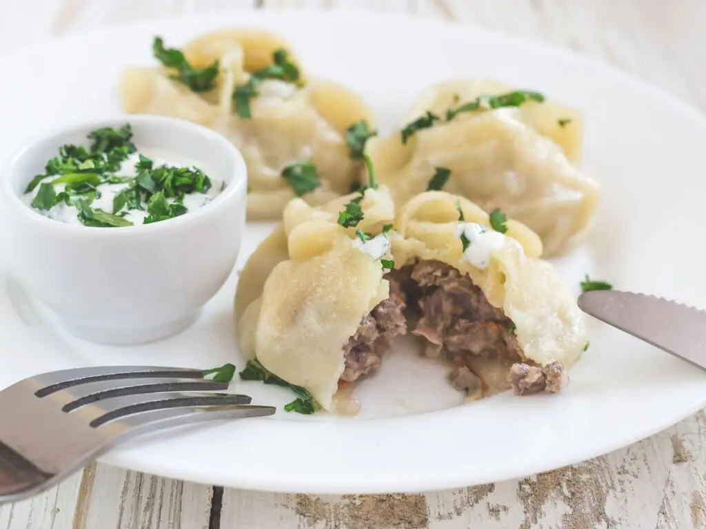 Manty is popular Turkmenistan food