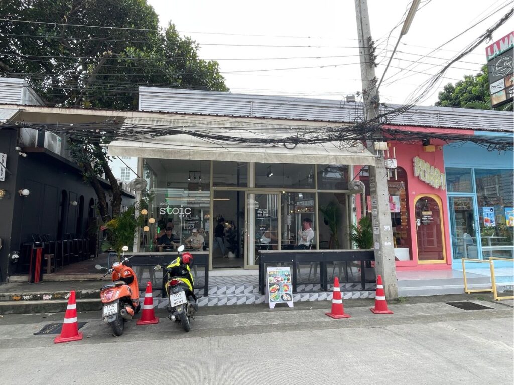 Stoic cafe Chiang Mai shop front