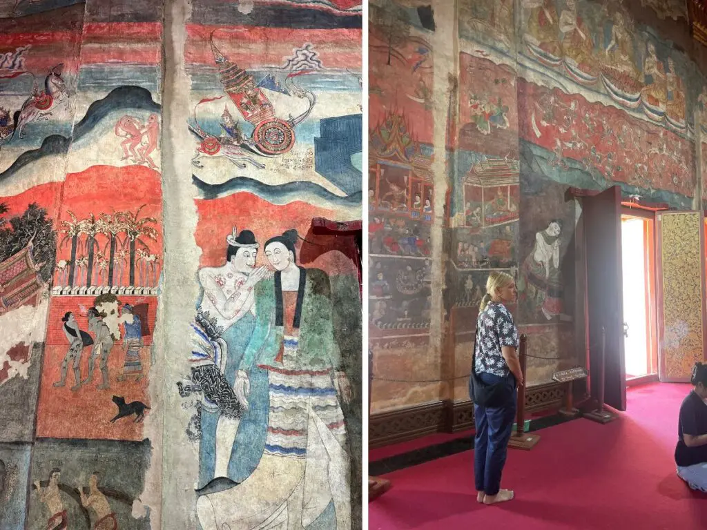 Wat Phumin Whispers of Love mural