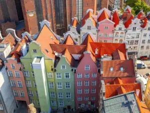 2 Days in Gdansk Itinerary - Colourful houses - Canva